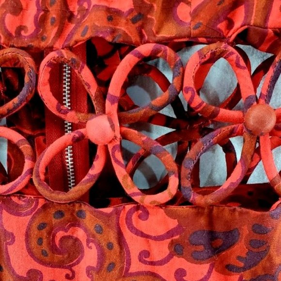 Vintage Handmade Maxi Dress Cut Out Waist Small - Picture 2 of 7